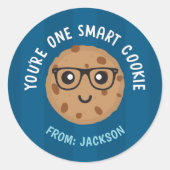 One Smart Cookie Valentine's Day Sticker (Voorkant)