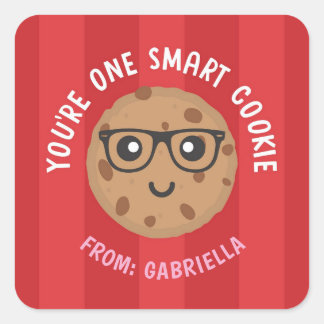 One Smart Cookie Valentine's Day Sticker