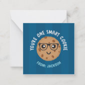 One Smart Cookie Valentine's Day Sticker Notitiekaartje (Voorkant)