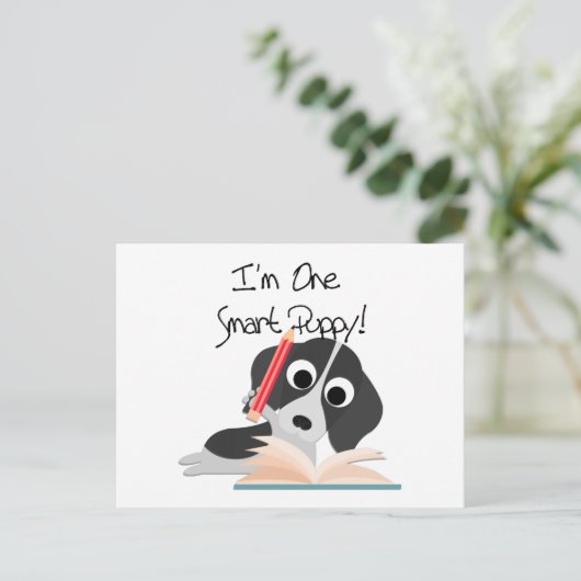 One Smart Puppy Briefkaart (Staand voorkant)