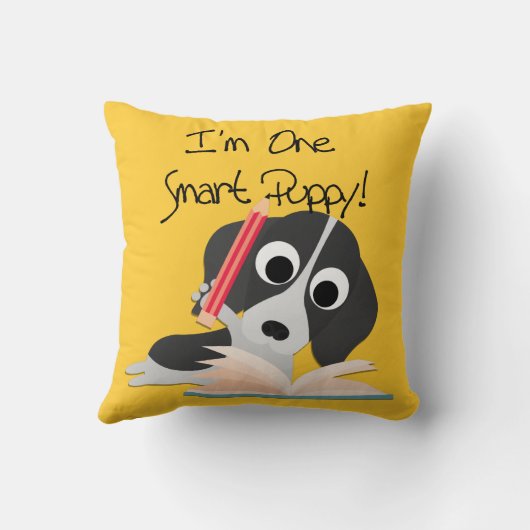 One Smart Puppy Kussen (Achterkant)