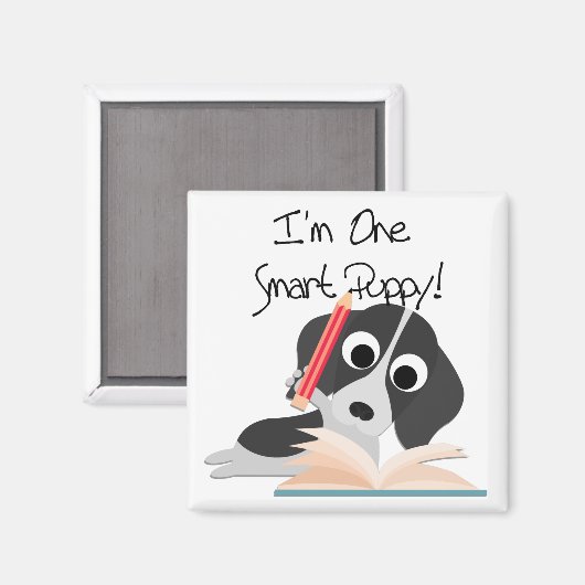 One Smart Puppy Magneet (Voorkant / Achterkant)