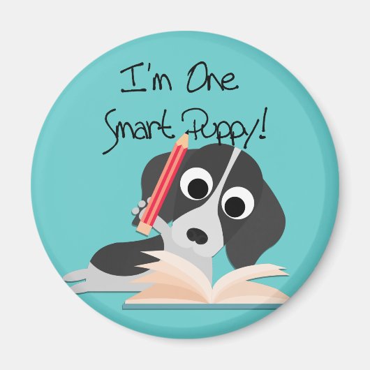 One Smart Puppy Magneet (Voorkant)