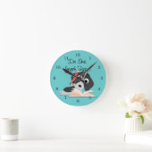 One Smart Puppy Ronde Klok (Huis)