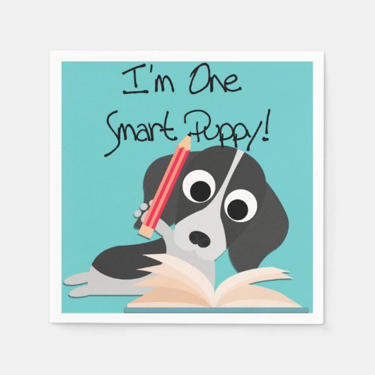 One Smart Puppy Servetten (Voorkant)