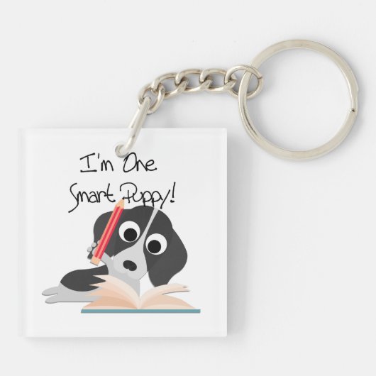 One Smart Puppy Sleutelhanger (Achterkant)