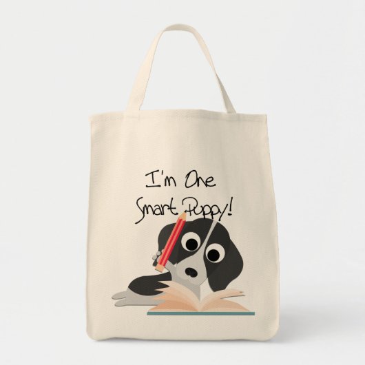 One Smart Puppy Tote Bag (Voorkant)