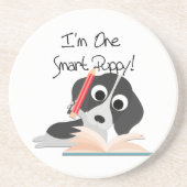 One Smart Puppy Zandsteen Onderzetter (Voorkant)
