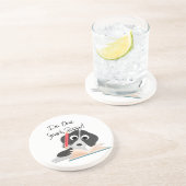 One Smart Puppy Zandsteen Onderzetter (Zijkant)