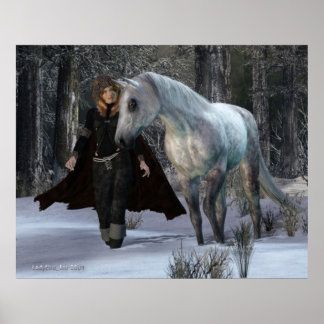 One Snowy Evening Poster