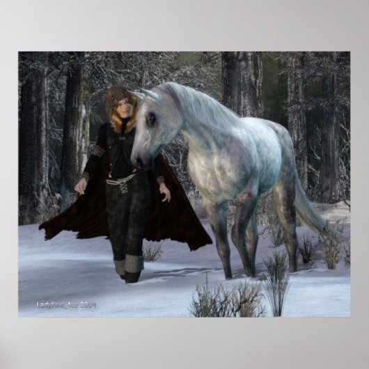 One Snowy Evening Poster (Voorkant)