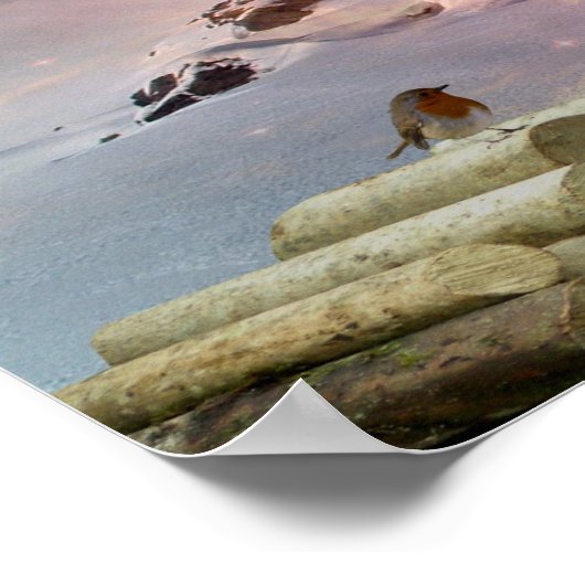 One Snowy Kerstmis Poster (Hoek)