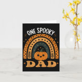 One Soky Dad Dad Matching Family Halloween Costume Kaart (Gele Bloem)