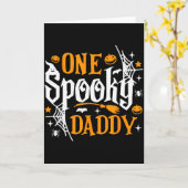 One Soky Daddy Funny Halloween Family Matching Kaart (Gele Bloem)