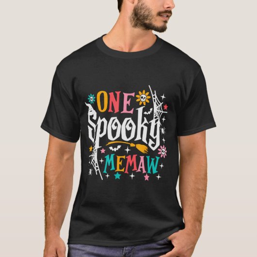 One Soky Memaw Shirt Funny Halloween Soky Grandma  (Voorkant)