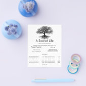 One Source | Tree of Life Design Flyer (Enkel)