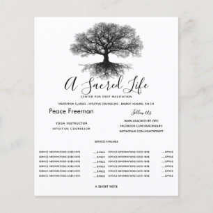 One Source Tree of Life Design Flyer