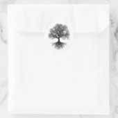 One Source | Tree of Life Design Ronde Sticker (Tas)