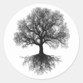 One Source | Tree of Life Design Ronde Sticker (Voorkant)