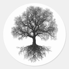 One Source | Tree of Life Design Ronde Sticker