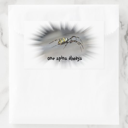 one spins always Aufkleber Rechthoekige Sticker (Tas)