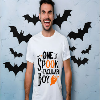 One Spook Tacular Boy retro Halloween vibes T-shirt