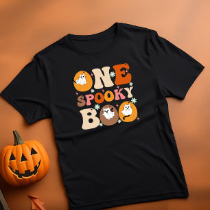 One Spooky Boo Groovy Halloween T-shirt