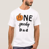 One Spooky Dad Halloween Matching Family T-shirt (Voorkant)