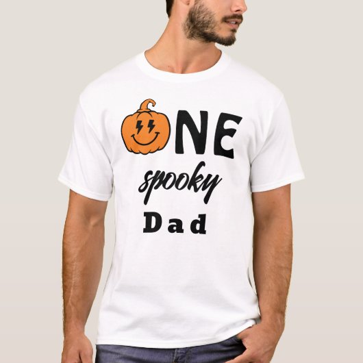 One Spooky Dad Halloween Matching Family T-shirt (Voorkant)