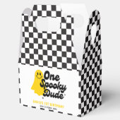 One Spooky Dude Groovy Halloween Eerste Verjaardag Bedankdoosjes (Geopend)