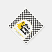 One Spooky Dude Groovy Halloween Eerste Verjaardag Servet (Hoek)