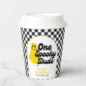 One Spooky Dude Halloween Eerste Verjaardag Papieren Bekers (Voorkant)