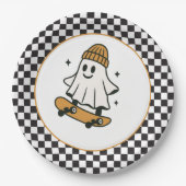 One Spooky Dude Halloween Verjaardag Papieren Bordje (Voorkant)