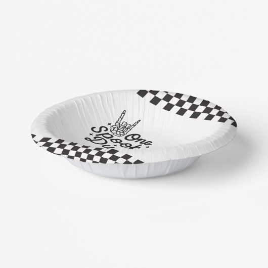 One Spooky Dude Halloween Verjaardag Papieren Kommen (Gebogen)