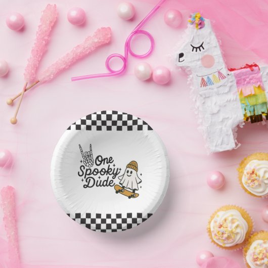 One Spooky Dude Halloween Verjaardag Papieren Kommen (Feest)
