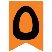 One Spooky Dude Orange Halloween 1st Birthday Vlaggetjes (Eerste vlag)