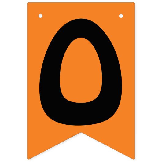 One Spooky Dude Orange Halloween 1st Birthday Vlaggetjes (Eerste vlag)