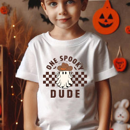 One Spooky Dude Schattige Western Cowboy Boo Hallo T-shirt