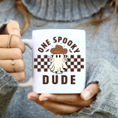 One Spooky Dude Westerne Cowboy Verjaardag Boo Gho Koffiemok