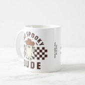 One Spooky Dude Westerne Cowboy Verjaardag Boo Gho Koffiemok (Voorkant links)