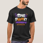 One Spooky Grandpa, Fun Halloween Family T-shirt (Voorkant)