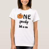 One Spooky Mom Halloween Matching Family T-shirt (Voorkant)