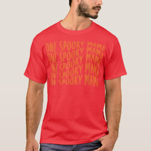 One Spooky Mom Mother Matching Family Halloween T-shirt