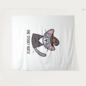 One Spooky Nurse Cat - Feline Feesten voor Hall Wandkleed (Voorkant (horizontaal))