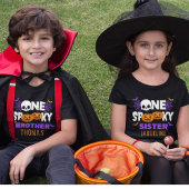 One Spooky Sister, Fun Halloween Family T-shirt