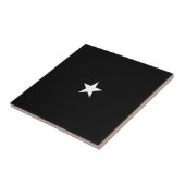 One Star Dark Tegeltje (Zijkant)