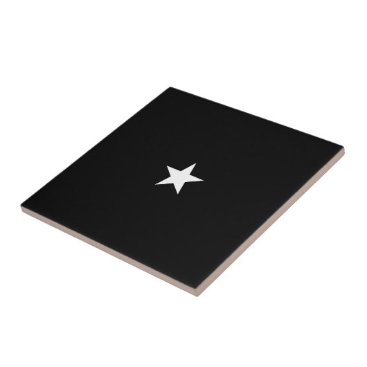 One Star Dark Tegeltje (Zijkant)