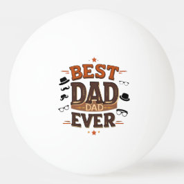 One Star Ping Pong Ball - Beste vader ooit cadeau
