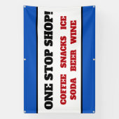 One Stop Shop Winkel Banner (Verticaal)