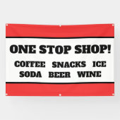 One Stop Shop Winkel Banner (Horizontaal)